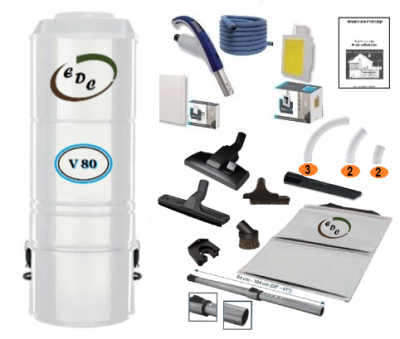 Centrale SuperVac 80 + Système Rétractable