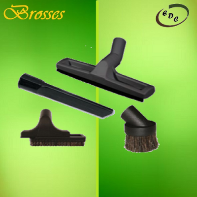 Ensemble de 4 brosses noires - BRN-4